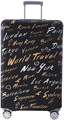 Travelkin kofferbedekking voor koffer Tsa goedgekeurd, kofferbedekking beschermer past 18-32 inch bagage