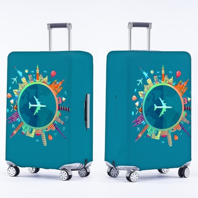 Travelkin kofferbedekking voor koffer Tsa goedgekeurd, kofferbedekking beschermer past 18-32 inch bagage