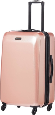Moonlight Hardside uitbreidbare bagage met spinner wielen, rozen goud, gecontroleerde medium 24-inch
