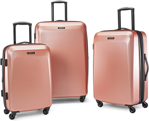 Moonlight Hardside uitbreidbare bagage met spinner wielen, rozen goud, gecontroleerde medium 24-inch