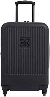 Duurzame koffer met anti-crush buitenste mesh compressie paneel en compressie riem ontworpen voor moeiteloos reizen