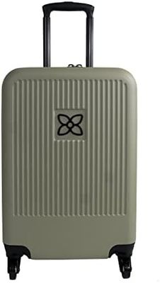 Duurzame koffer met anti-crush buitenste mesh compressie paneel en compressie riem ontworpen voor moeiteloos reizen