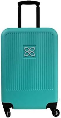 Duurzame koffer met anti-crush buitenste mesh compressie paneel en compressie riem ontworpen voor moeiteloos reizen