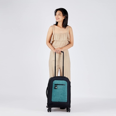 22 inch reis zachte bagage, duurzame bagage, koffers met wielen, lichte rollende bagage om mee te nemen,