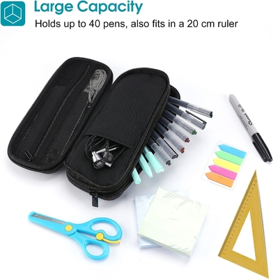 ProCase Pen Pencil Case, 2-laag EVA Zipper Pencil Box Pouch Grote capaciteit Stationery Storage Organizer voor school
