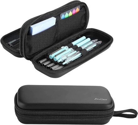 ProCase Pen Pencil Case, 2-laag EVA Zipper Pencil Box Pouch Grote capaciteit Stationery Storage Organizer voor school