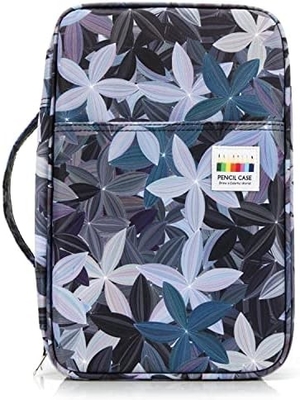 300-slots kleurpotloodkas - penkas organisator met handige wrap &amp; rits, meerlagige houder voor Prismacolor kleurpotlood