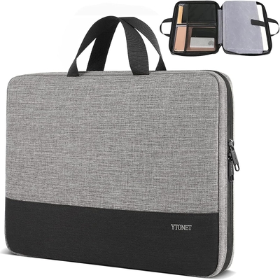 Laptophoesje, 15,6 inch TSA Laptoptas Laptopmouw Waterdicht Computerhoesje Laptop Draagtas