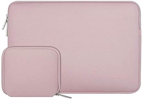 Laptopmouw Compatibel met MacBook Air/Pro, 13-13.3 inch Notebook, Neopreen Tas met kleine behuizing, Abrikoos