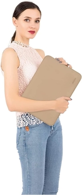 Laptopmouw Compatibel met MacBook Air/Pro, 13-13.3 inch Notebook, Neopreen Tas met kleine behuizing, Abrikoos
