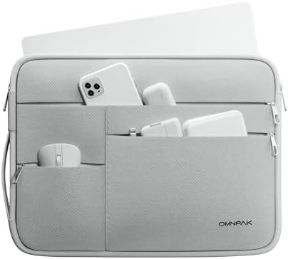 Geschikt voor,MacBook Pro 13-14 inch, gerecycled PET laptop draagtas met handvat en accessoire zak