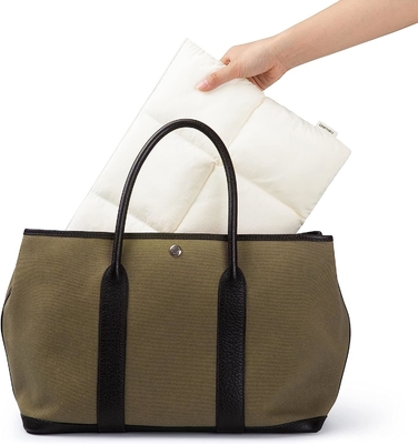 Comfortabele opgeblazen laptop mouw 13 &quot;14&quot;, bedekt dames laptop handtas