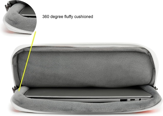 Beschermende laptop behuizing zak, Laptop cover met handvat en kofferband voor iPad 12,9 inch, MacBook Pro Air 13&quot;