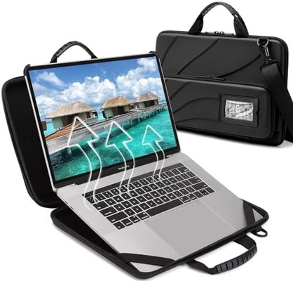 BUG 14.2-15.6 inch laptop behuizing Hard Shell, beschermende laptop draagtas met stand voor warmteafvoer