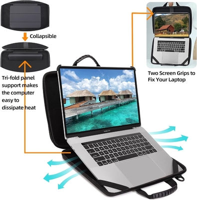 BUG 14.2-15.6 inch laptop behuizing Hard Shell, beschermende laptop draagtas met stand voor warmteafvoer