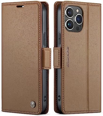 QLTYPRI Wallet Cover voor iPhone 13/14, [RFID-blokkerende] creditcard slothouder voor schokbestendige bescherming van telefoonhoes