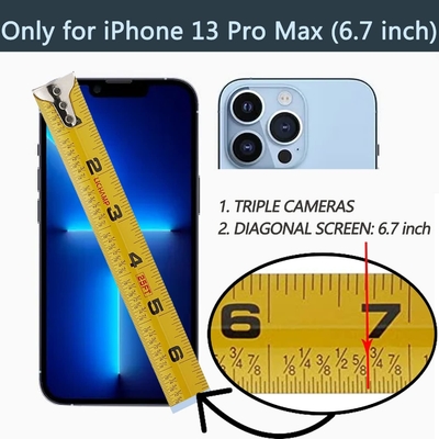 Kaarthouders met iPhone 13 Pro Max, 360° draaiende ringhouder, lederen kaart slot hoesje, RFID schokbestendige hoes,
