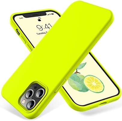 iPhone 12 Pro Max hoes, militaire bescherming, schokbestendig siliconen, anti-vingerafdruk &amp; anti-slip, telefoonhoes