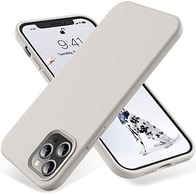 iPhone 12 Pro Max hoes, militaire bescherming, schokbestendig siliconen, anti-vingerafdruk &amp; anti-slip, telefoonhoes