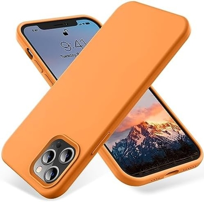 iPhone 12 Pro Max hoes, militaire bescherming, schokbestendig siliconen, anti-vingerafdruk &amp; anti-slip, telefoonhoes