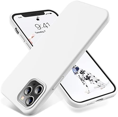 iPhone 12 Pro Max hoes, militaire bescherming, schokbestendig siliconen, anti-vingerafdruk &amp; anti-slip, telefoonhoes