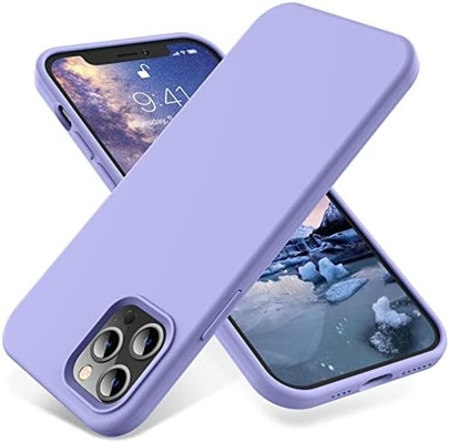 iPhone 12 Pro Max hoes, militaire bescherming, schokbestendig siliconen, anti-vingerafdruk &amp; anti-slip, telefoonhoes