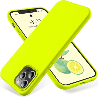 iPhone 12 Pro Max hoes, militaire bescherming, schokbestendig siliconen, anti-vingerafdruk &amp; anti-slip, telefoonhoes