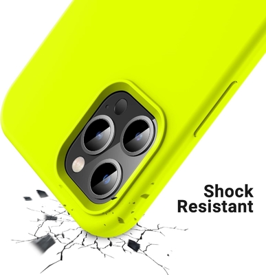 iPhone 12 Pro Max hoes, militaire bescherming, schokbestendig siliconen, anti-vingerafdruk &amp; anti-slip, telefoonhoes