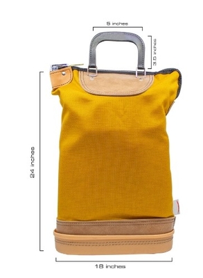 Met de tuff leer bekleding, hard gevormd onderkant, duurzame webbed handgrepen en ingebouwde slot het is zeker een gewaardeerd product in elk kantoor, postkamer of magazijn