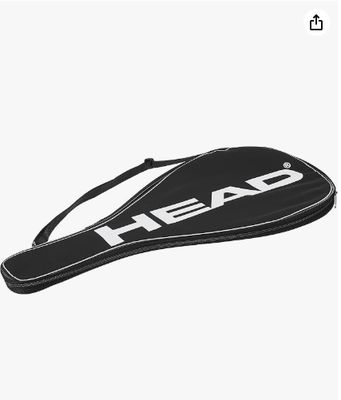 Tennis Racquet Cover Bag - Lightweight Padded Racket Carrying Bag w/Adjustable Shoulder Strap