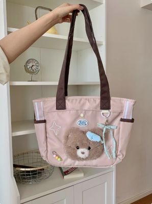 Original children's fun tote bag - cute bag for daily use, school bag for commuting, student backpack, messenger bag