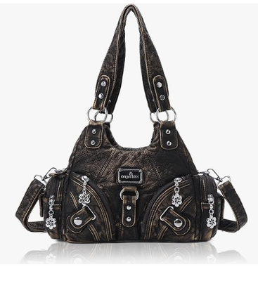 Handtassen voor vrouwen Kleine zwervers schoudertassen Vagen leer multi-pocket Tote tas met rits
