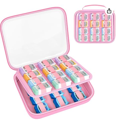 Hard Case Audiobook 4-Pack Sets, Case Only. Een helder deksel en EVA-shell organiseren meerdere doosfiguren voor tentoonstelling en reizen.