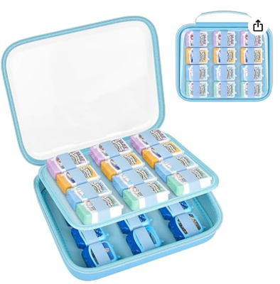 Hard Case Audiobook 4-Pack Sets, Case Only. Een helder deksel en EVA-shell organiseren meerdere doosfiguren voor tentoonstelling en reizen.