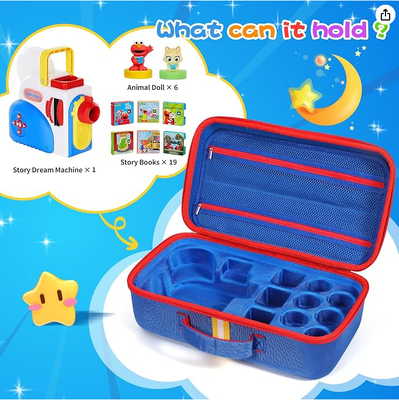 Hard Carrying Case Fits for Little Tikes Story Dream Machine Boeken Starter Set, Grote beschermende reiscontainer Case voor Storytime Audio Play Real voor Littles Character Collection, (Box Only)