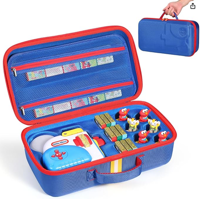 Hard Carrying Case Fits for Little Tikes Story Dream Machine Boeken Starter Set, Grote beschermende reiscontainer Case voor Storytime Audio Play Real voor Littles Character Collection, (Box Only)