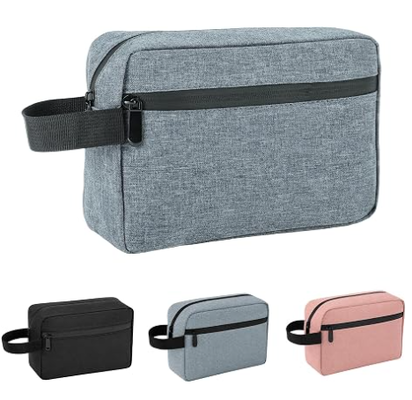 Reistoilettas voor mannen, vrouwen, hangende make-uptas organisator Roze, waterdicht toilettas voor toiletartikelen Accessoires, scheerkist en cosmetische hangende tas organisator, voor reizen, badkamer, cadeau