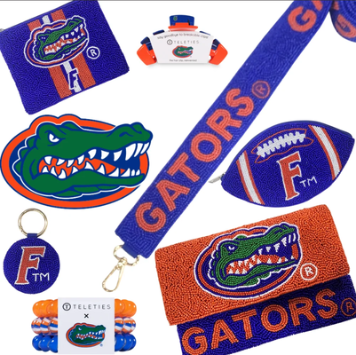 UF UNIVERSITY OF FLORIDA Perlen met voetbalmunten