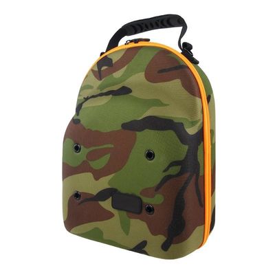 Draagbare EVA-opbergkoffer met harde schaal en camouflagekleur, ideaal voor baseballpetten en reisaccessoires