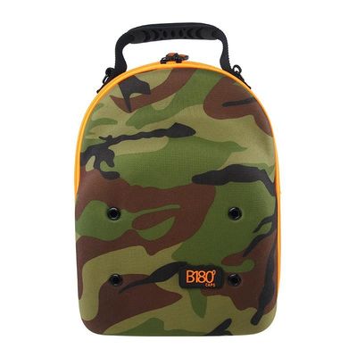 Draagbare EVA-opbergkoffer met harde schaal en camouflagekleur, ideaal voor baseballpetten en reisaccessoires