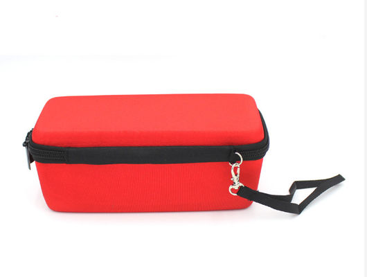 Schockproof Pu Leather EVA Speaker Case Pantone Color Mesh Pocket Eva Hard Case Schockproof Speaker Case/Bag Met Strap BY Pu Leather Material