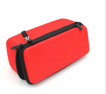 Schockproof Pu Leather EVA Speaker Case Pantone Color Mesh Pocket Eva Hard Case Schockproof Speaker Case/Bag Met Strap BY Pu Leather Material