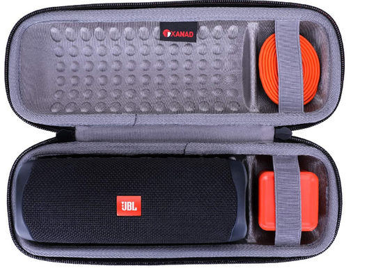 Harde Shell Portable EVA Jbl Flip 4 Geval Zachte Materiële Velet binnen
