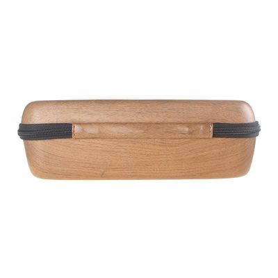 Stofdichte Schokbestendige het Leeroppervlakte van EVA Storage Case Wood Grain Pu