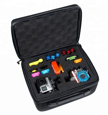 ISO9001 ritssluitingsschuim EVA Tool Case Hard Shell 5mm Gopro-Camerageval