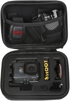 Waterdicht Goedgekeurd Ce van het de Plaatembleem van Spandex EVA Go Pro Hard Case Rubber
