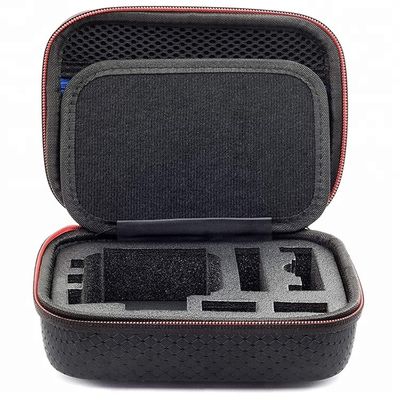 Draagbaar Drukbewijs 5mm EVA Camera Case Diamond Plaid-Oppervlakte