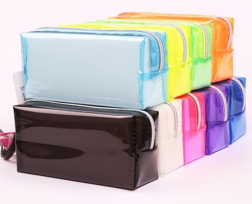Hard Plastic het Potloodgeval van EVA Transparent Pen Pouch Pvc met Compartimenten