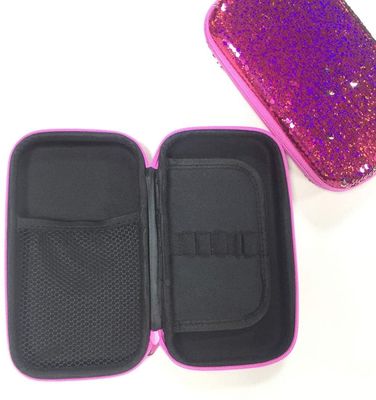 Pu Zak van het het Gevalpotlood van Leerpvc EVA Pencil Case 1800D Polyeste de Harde
