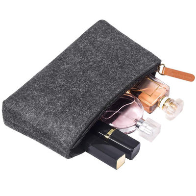 Opnieuw te gebruiken 3mm voelden Nylon het Potloodzak van EVA Pencil Case Dark Grey
